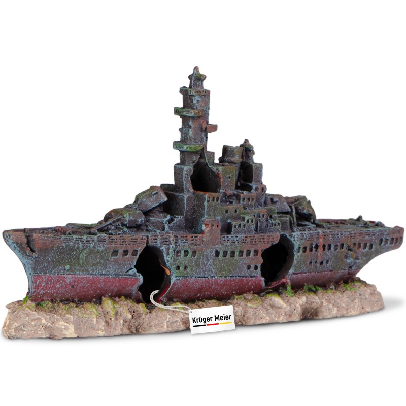 Kruger Meier Battleship - Ornament do akwarium