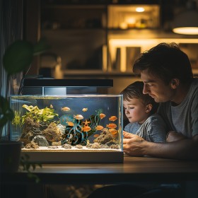 Decorazione acquario Kruger Meier con polpo