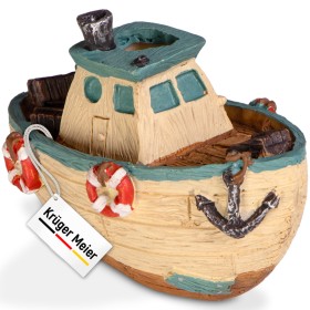 Kruger Meier Fishing Boat decorazione acquario