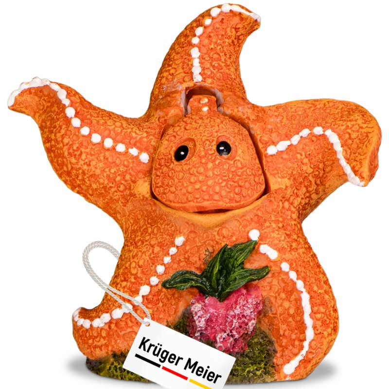 Kruger Meier Happy Starfish aquarium decoration