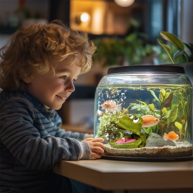 Kruger Meier Froggy Bubble Set für Aquarien