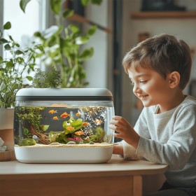 Kruger Meier Froggy Bubble Set für Aquarien