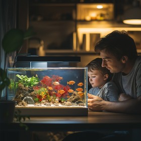 Décoration végétale Kruger Meier pour aquarium