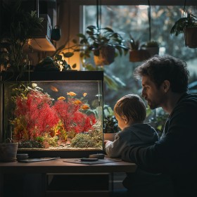 Décoration végétale Kruger Meier pour aquarium