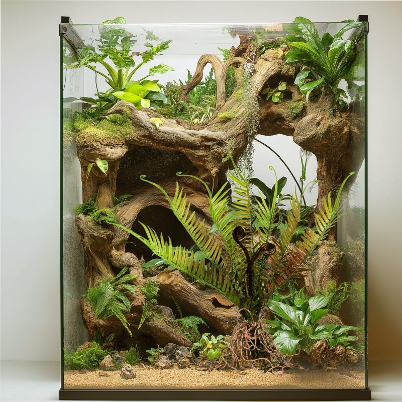 Terrario Giant Fern - Kunstig plante