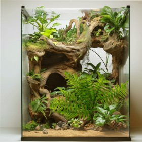 Sztuczna paproć Terrario do terrarium 32x15x32 cm