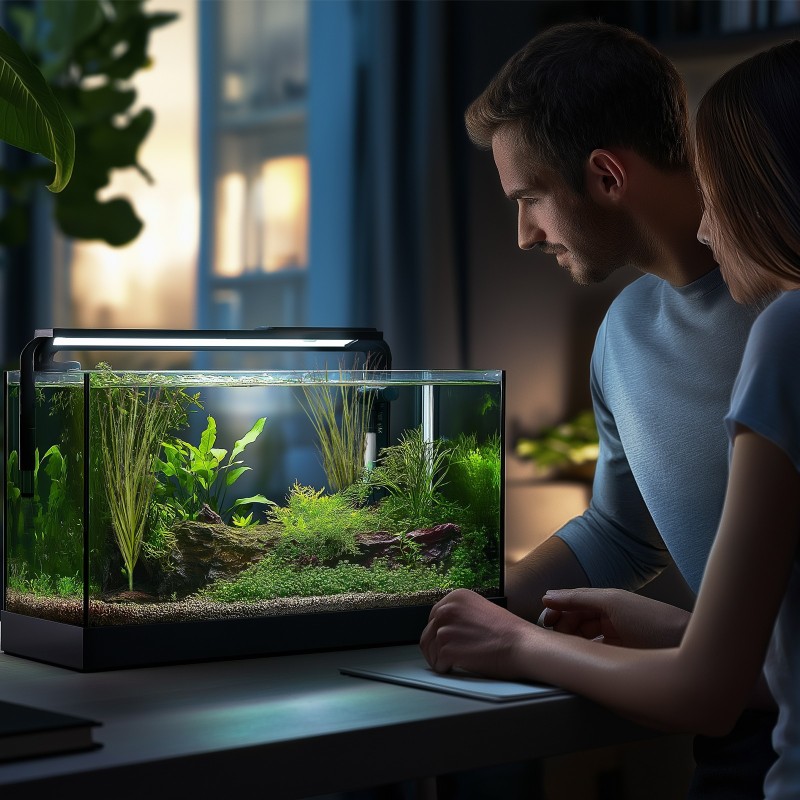 Künstliche hohe Grasdeko für Aquarien/Terrarien