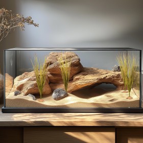 Terrario Høyt Gress til Akvarium og Terrarium