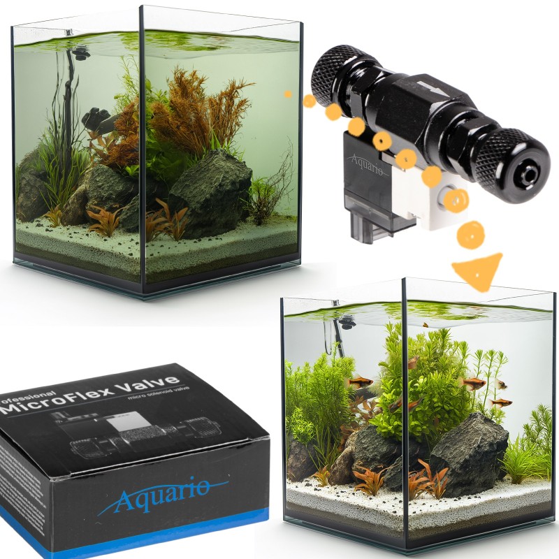 Válvula MicroFlex de CO2 de Aquario