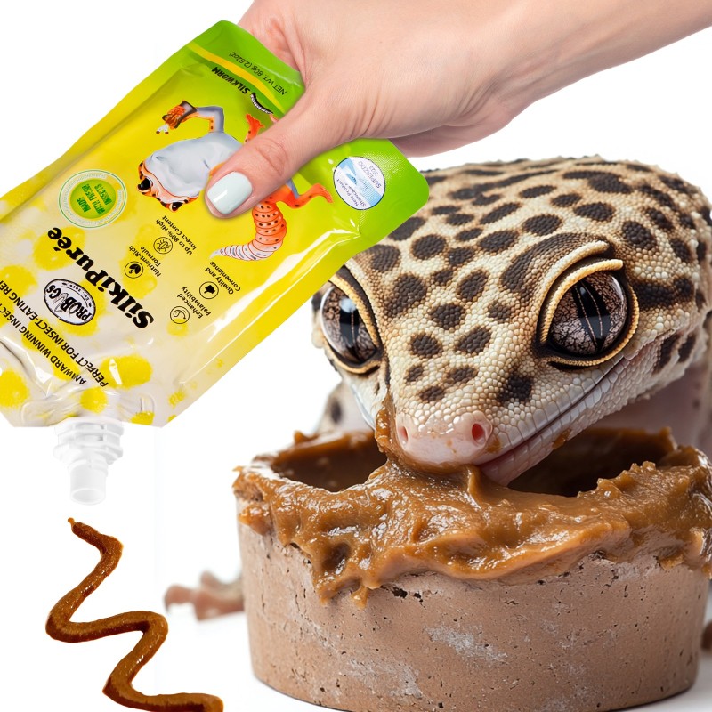 ProBugs SilkiPuree 80g - alimentation complète et vitamines en gel pour reptiles.