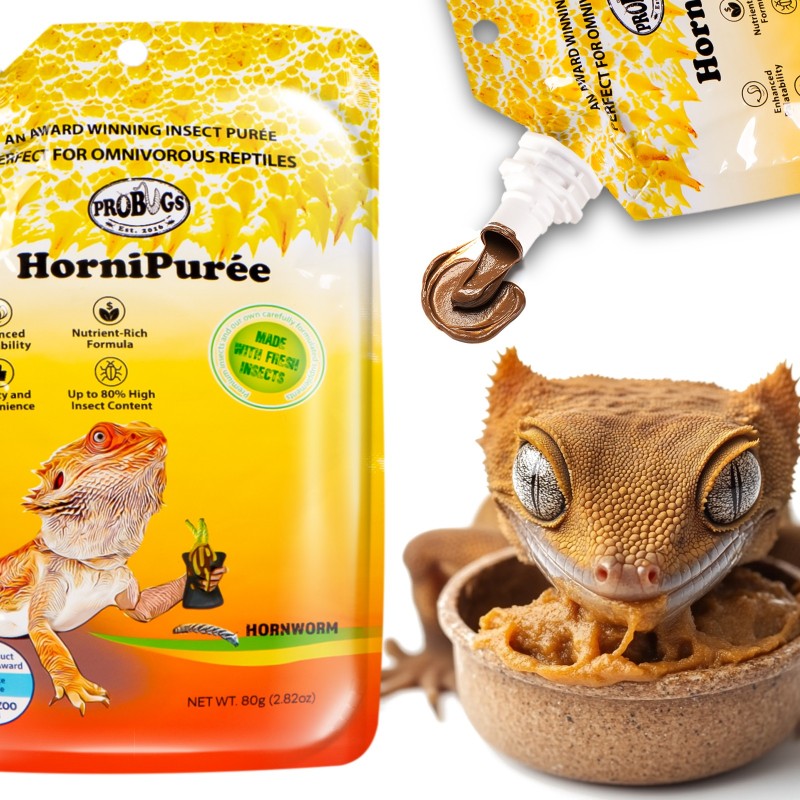 ProBugs HorniPuree 80g - alimentation complète et vitamines en gel pour reptiles