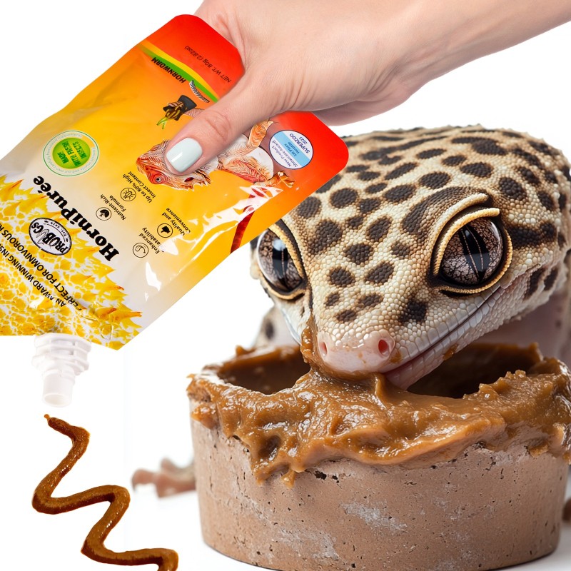 ProBugs HorniPuree 80g - dieta completa de alimento y vitaminas en gel para reptiles.