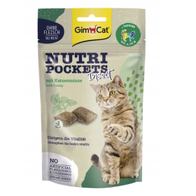 GimCat Nutri Pockets Kaķu zāle un kukaiņi 60g - Kaut kas kaķiem