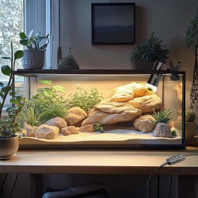 ReptiSun Lamp with Timer for Terrarium