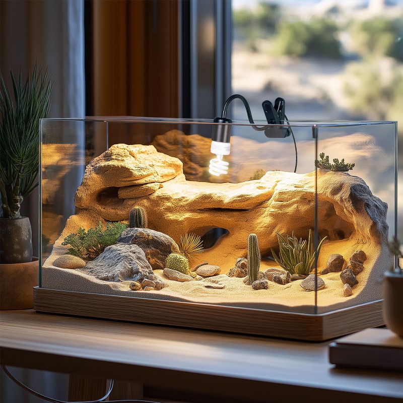 Lampe terraristique ReptiSun avec minuterie